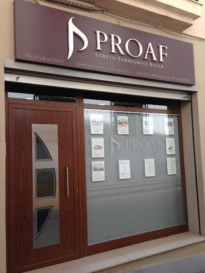 PROAF C. Real 16 46300 Utiel Valencia